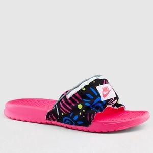 nike flip flops with zipper